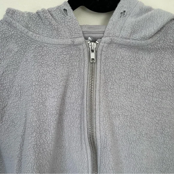 Soft Serve Clothing | Gray Zip-Up Hoodie Sweatshirt | Size Small - Picture 5 of 10